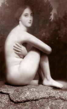 Venus, Homage to Ingres : Digital Collage : Sue Bloom - Digital Collage and Digital Painting