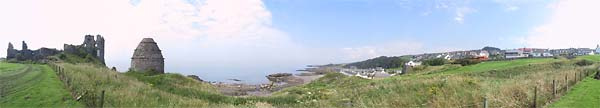Dunure Ruins, Scotland : Panoramas : Sue Bloom - Digital Collage and Digital Painting