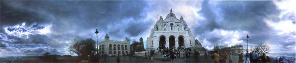 Sacre Couer, Paris, France : Panoramas : Sue Bloom - Digital Collage and Digital Painting
