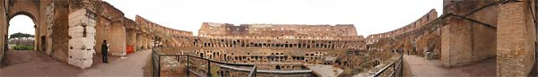 Interior of Colosseum : Panoramas : Sue Bloom - Digital Collage and Digital Painting