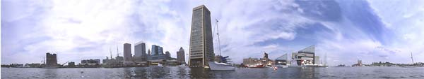 Inner Harbor, Baltimore, MD : Panoramas : Sue Bloom - Digital Collage and Digital Painting