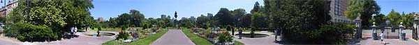 Boston Common : Panoramas : Sue Bloom - Digital Collage and Digital Painting