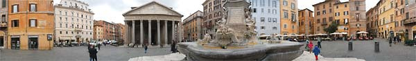 Pantheon, Rome, Italy : Panoramas : Sue Bloom - Digital Collage and Digital Painting