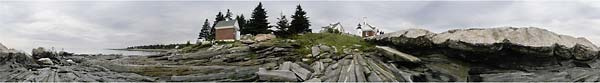 Pemaquid, Maine : Panoramas : Sue Bloom - Digital Collage and Digital Painting
