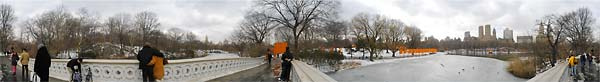 The Gates, New York City : Panoramas : Sue Bloom - Digital Collage and Digital Painting