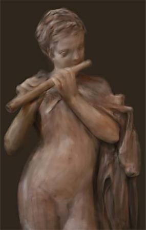 Roman Piper : Digital Paintings : Sue Bloom - Digital Collage and Digital Painting