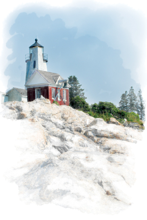 Pemaquid : Digital Paintings : Sue Bloom - Digital Collage and Digital Painting